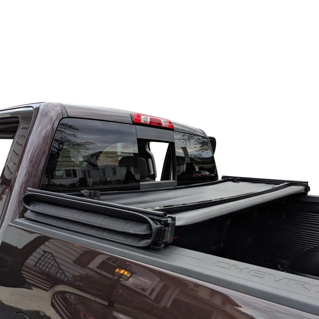 Top Manufacturer Soft Tri Fold Tonneau Cover Pickup Truck Bed Cover For Chevy Colorado 5FT