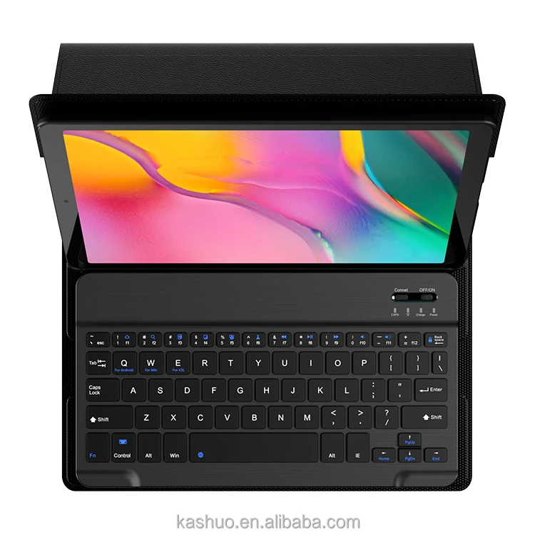 Silicone Mini Android Keyboard with touchpad Flip Cover for Samsung Tab A 10.1 Inch