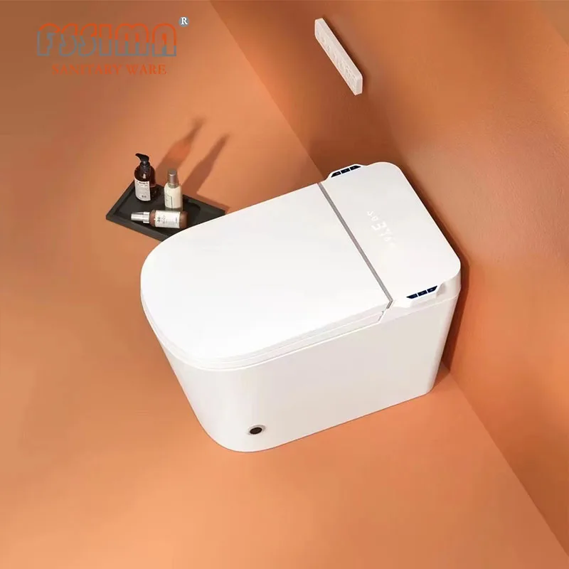U5 automatic intelligent smart toilet Bathroom 110v/220v electric one piece bidet toilet with remote control
