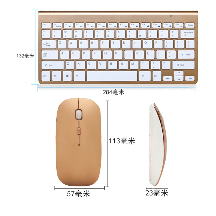 office set computer 2.4g wireless keyboard and mouse combo mini