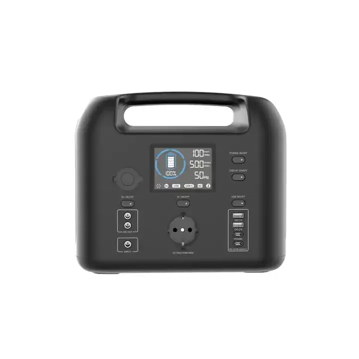 Hot sale solar portable battery 1000w lifepo4 battery portable power station solar