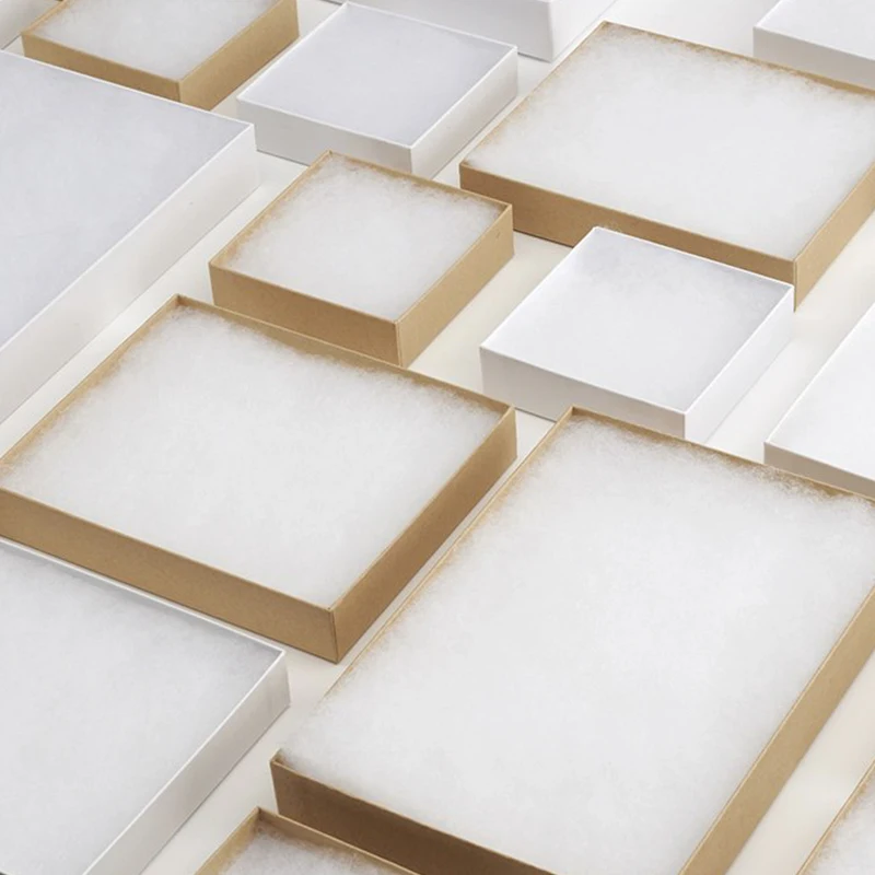 Custom Logo Design Kraft Necklaces Paper Jewelry Box