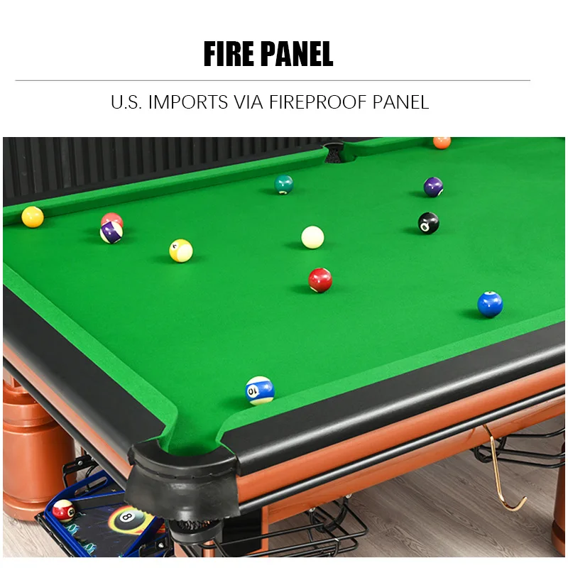 9ft 8ft 7ft Slate Professional Tournament Billiard Table America Pool Table For Nine Ball Game Same Size Pool Table