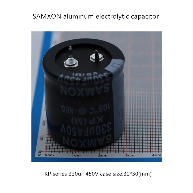 SAMXON EKP337M2WP30SZSMP 330 мкФ 450V 30*30 (мм) срок службы 3000 часов защелкивающийся конденсатор