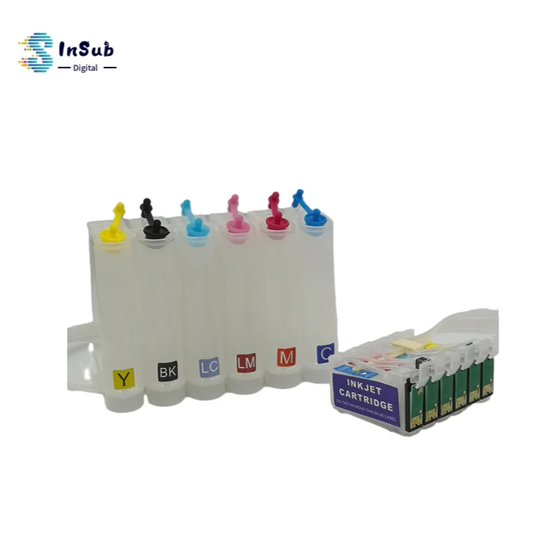 Yinsa iciss 8 видов цветов чернила большой емкости системы СНПЧ без чипы для принтеров EPSON