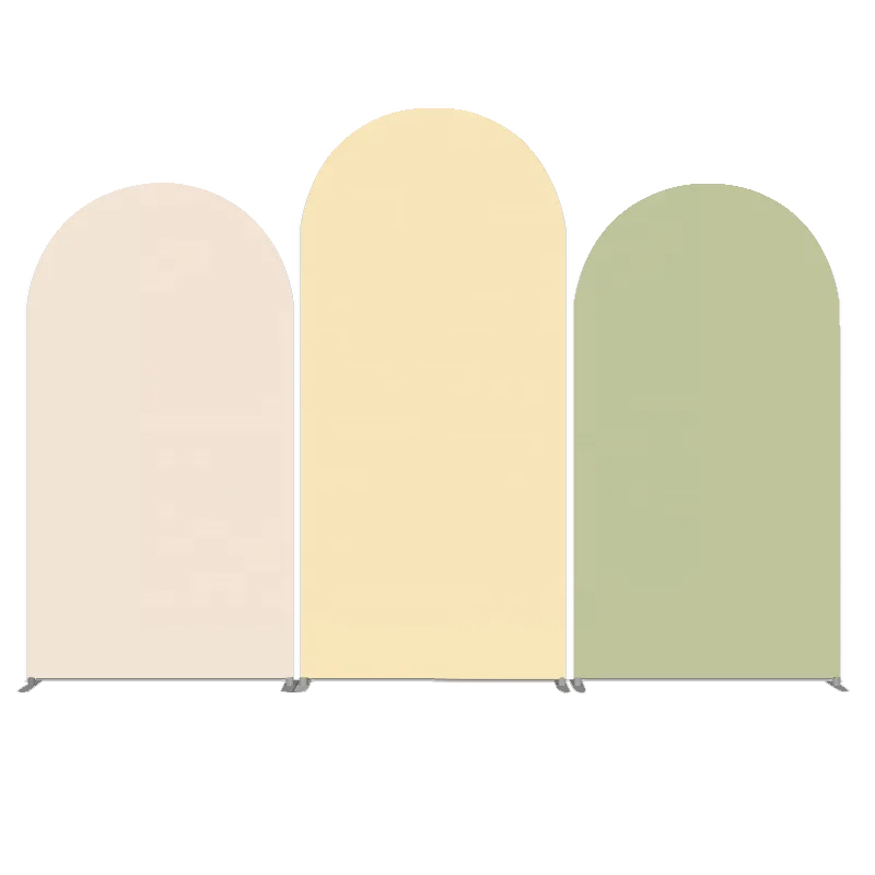 Custom Size Logo Aluminum Pipe Tension Fabric Wedding Decoration Arch Backdrop Wall Purple Balloon Arch Backdrop