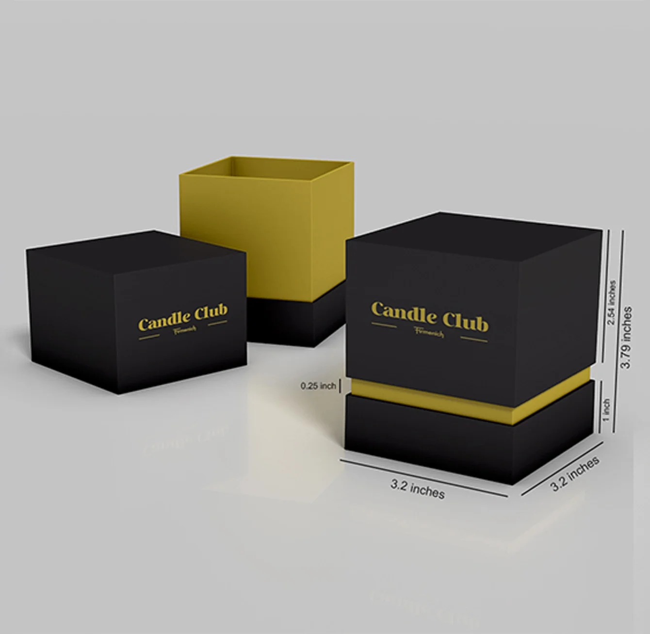 Packing Box Manufacturer Cardboard Luxury Candle Set Shipping Boxes Custom Candle Packaging Box with Logo