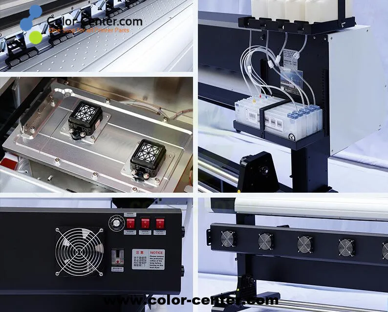 China best! Allwin E320 3.2m 2 Heads /4 Heads Printer (with Epson DX5 print head, solvent, water-base and LED UV all applicable)