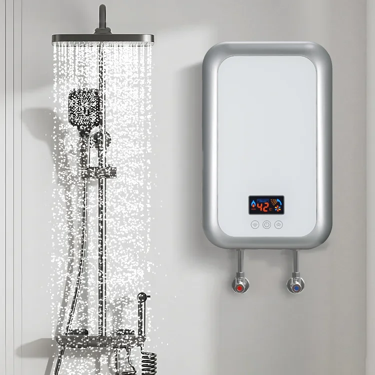 OEM Wholesale Price ELCB CE Portable Tankless Instant Electric Hot Water Heater For Shower bathroom hotel