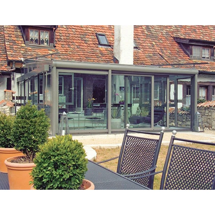 Victorian Tempered Insulated Glass House Soundproof Sun Room For Veranda