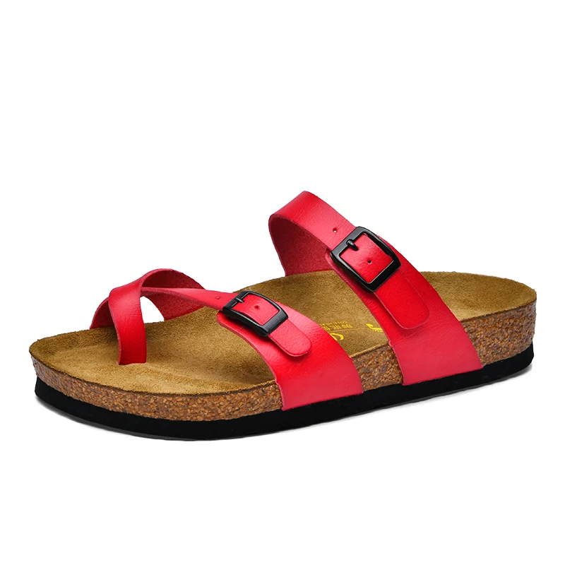 2022 Summer Explosion Leather Cork Slipper Berken Shoes