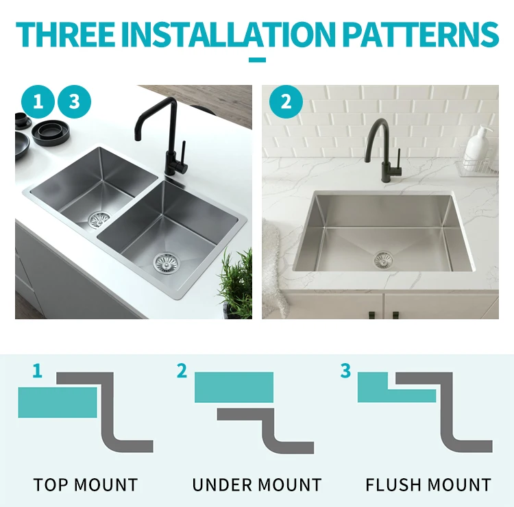 Undermount Kitchen Sink 304 Stainless Steel
