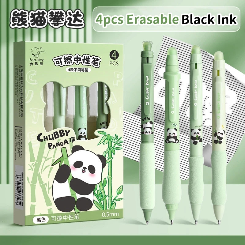 Erasable Gel Pen Panda Style Stationery Decompression Pen with Logo