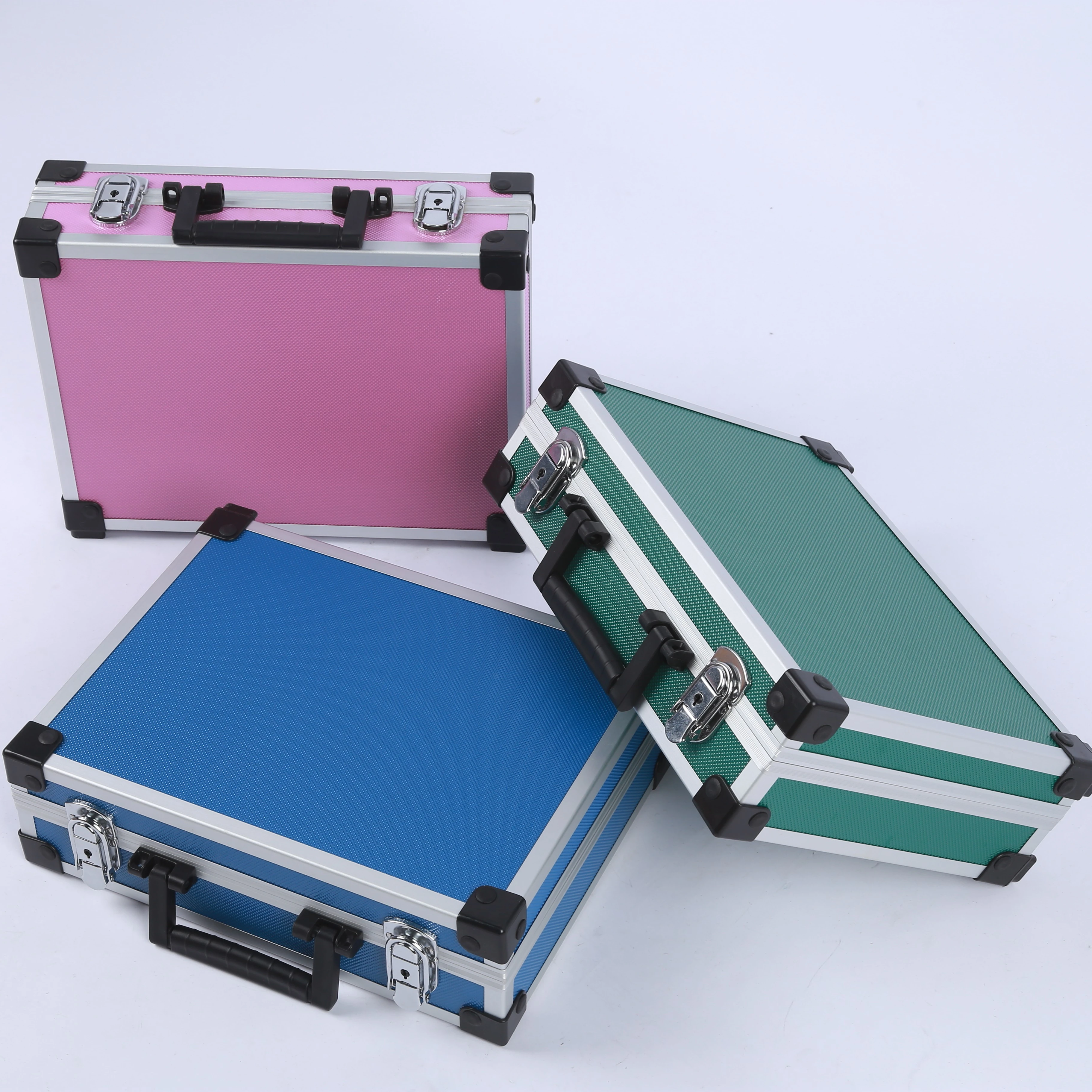New Lightweight Waterproof Aluminum Tool Box Customized Color versatile tool storage suitcase durable metal tool suitcase