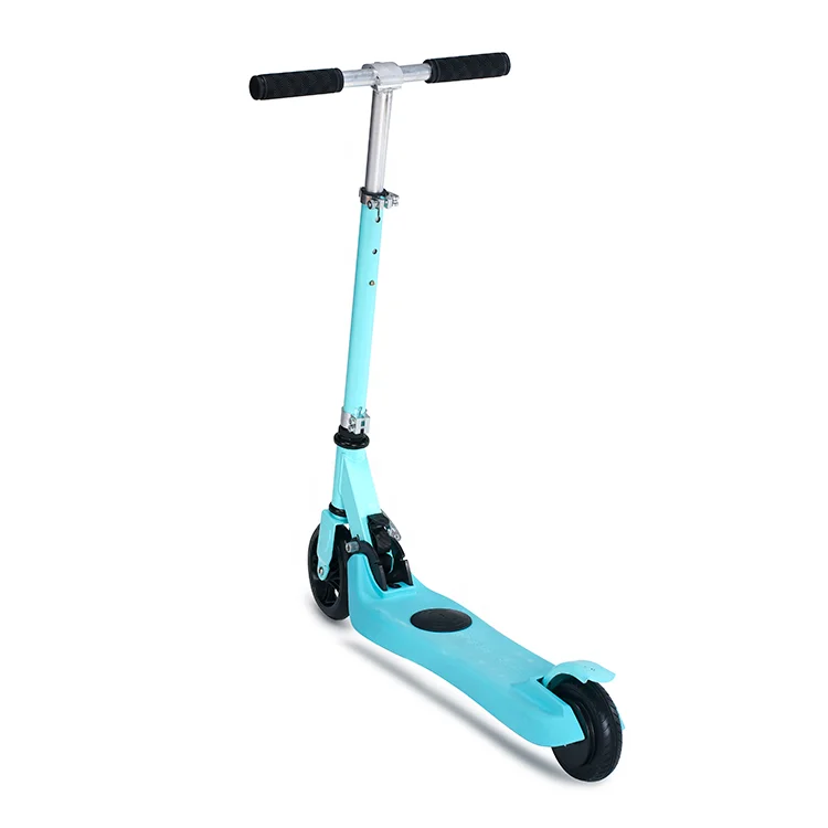 hot selling high quality new model cool cheap price 2 wheels electric spray kids kick pedal scooter with led lights for kid