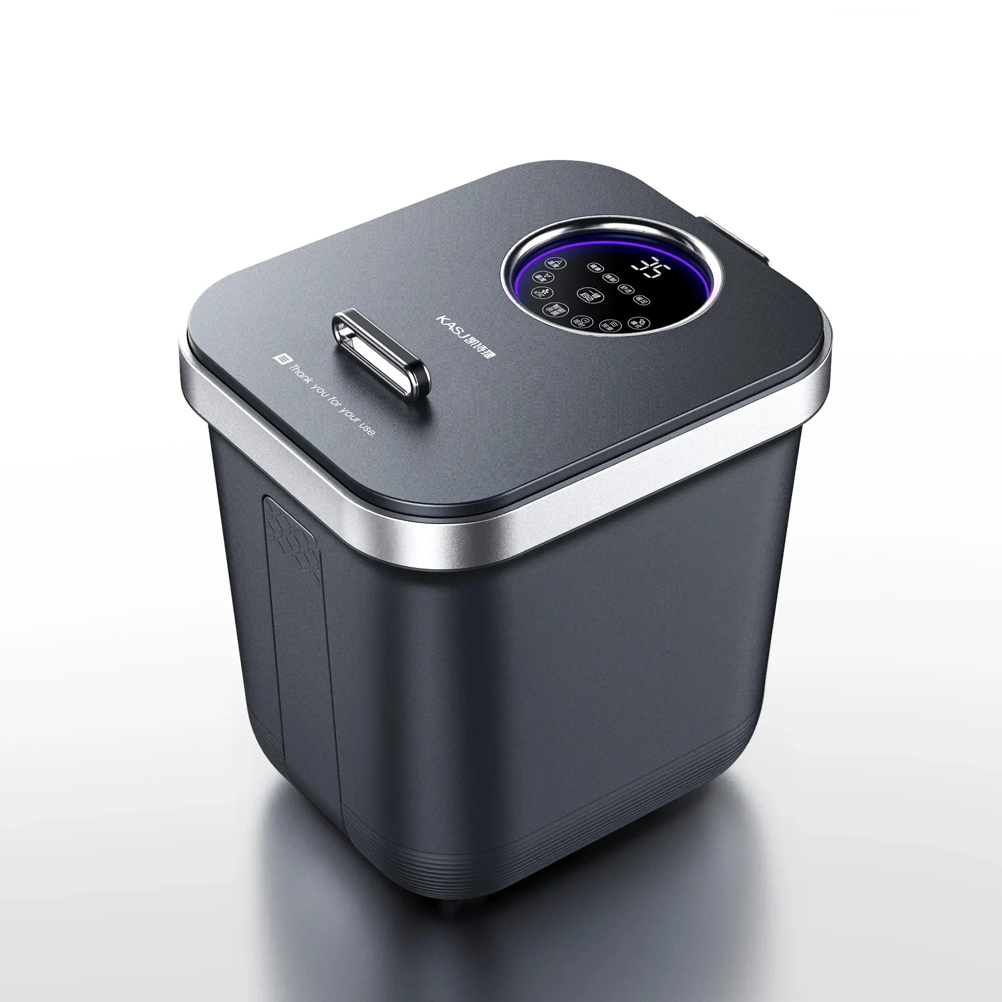 Smart Foot Bath Memory Function Led Touch Screen Tai Chi Rotary Roller Foot Spa Massager Machine