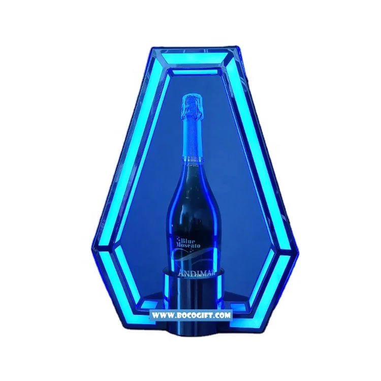 Stainless steel bottle service presenter,vip bottle presenter