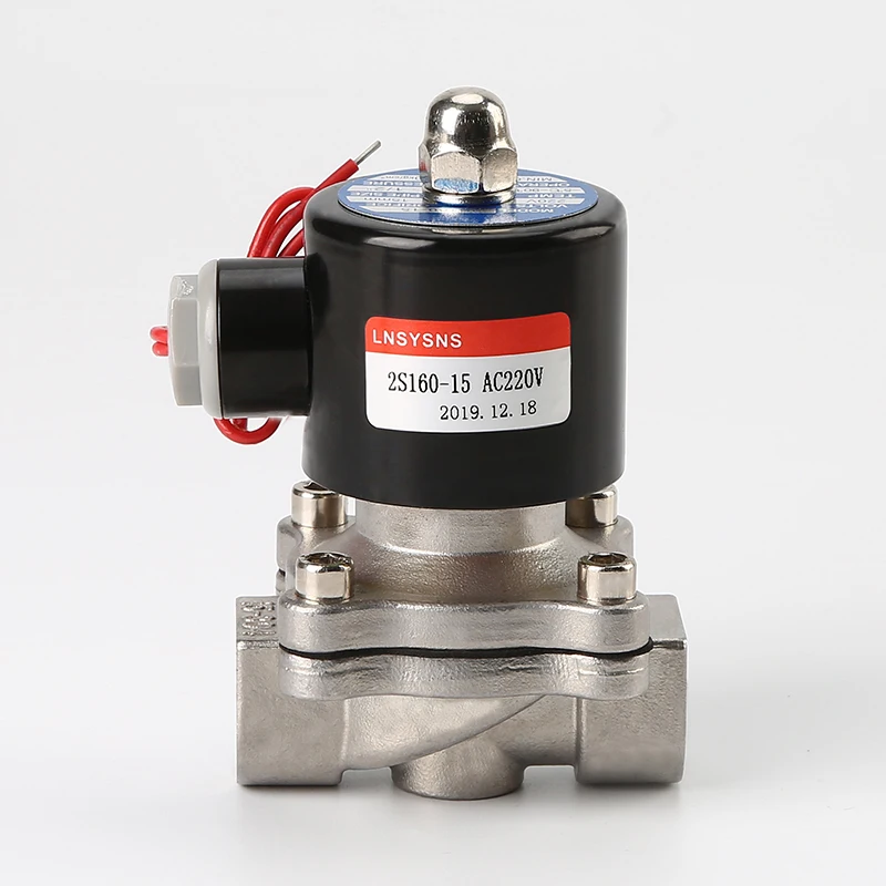 Top fashion water parker 220v ac hydraulic 12v 3 way solenoid valve DC 24V solenoid valve stainless steel
