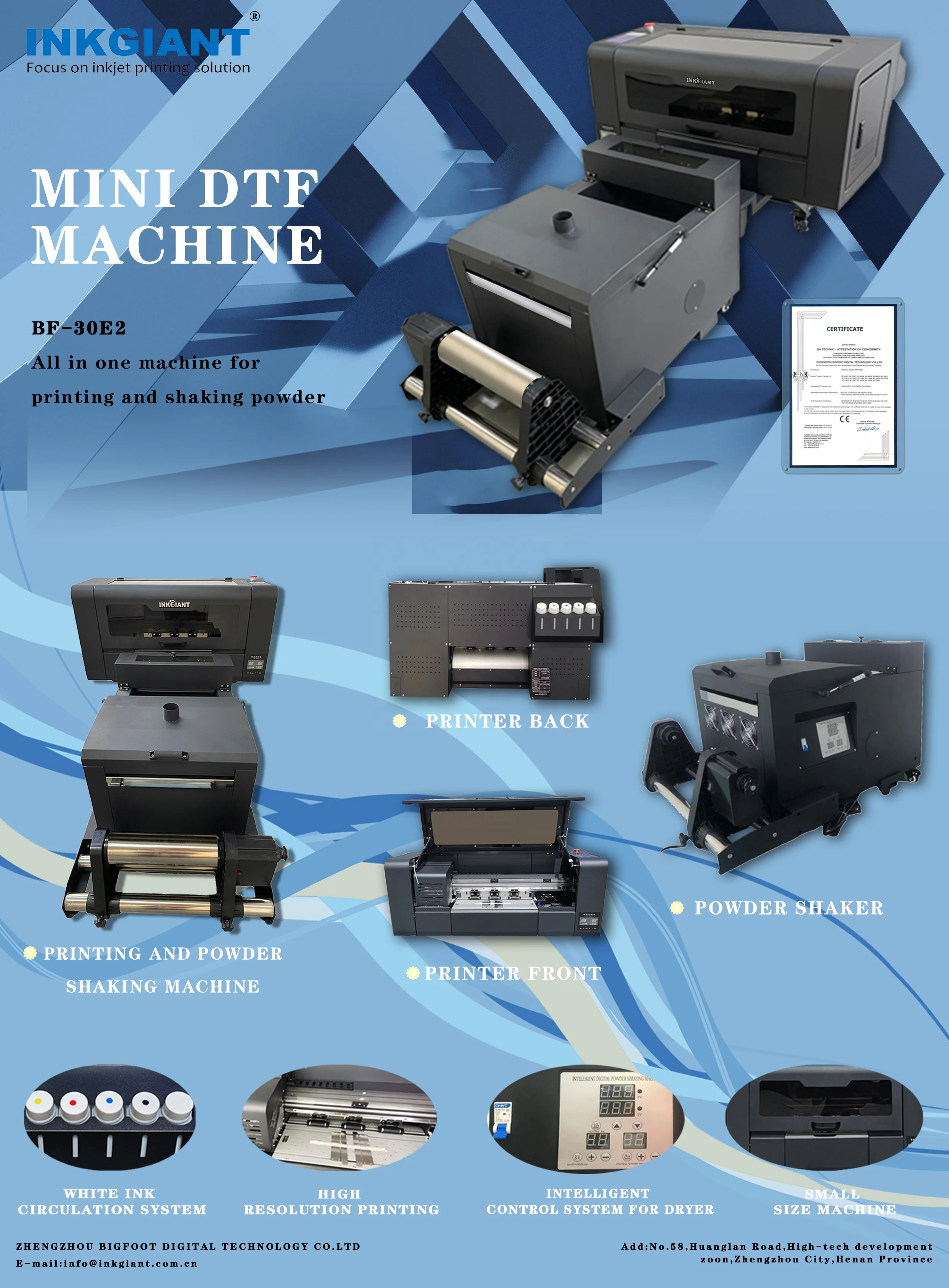 Clothes designing machine a3 xp600 double head A3 Size T Shirt Textile Printing Machine