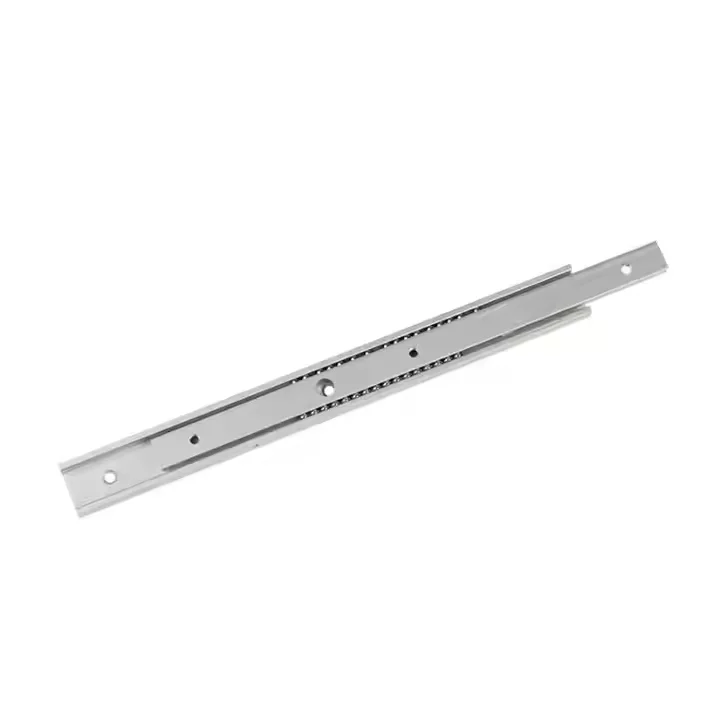 AL0820PT 20mm Wide Aluminum Alloy Material Two Section Light Load Sliding Rail