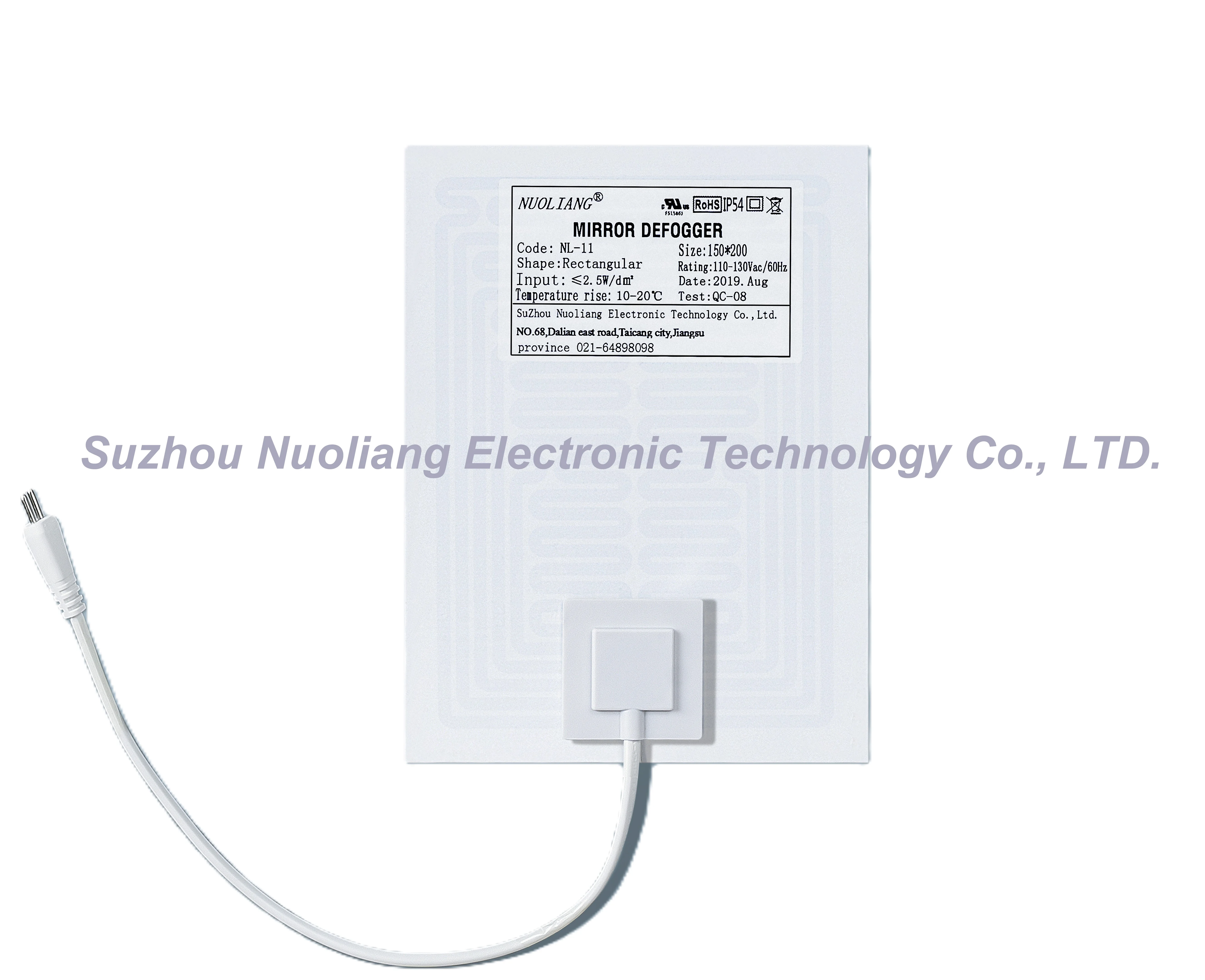 DC12V AC110V 220V современный дизайн ПЭТ зеркальный обогреватель противотуманная пленка Demister Pad LED ванная комната овальный квадратный светодиодный