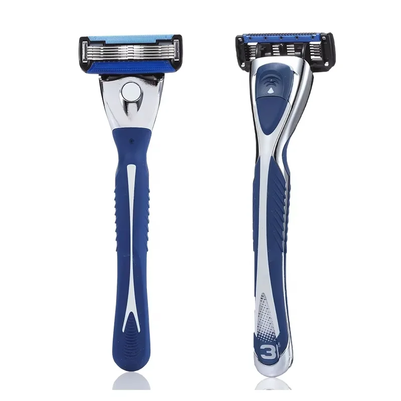 Edgewell ASR 5 Pivoting Head Razor System Zinc Alloy Handle Replaceable System Razor