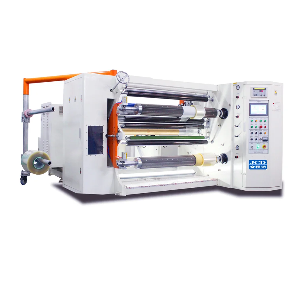China manufacturer jumbo roll laminating slitting machine for adhesive tape and plastic film