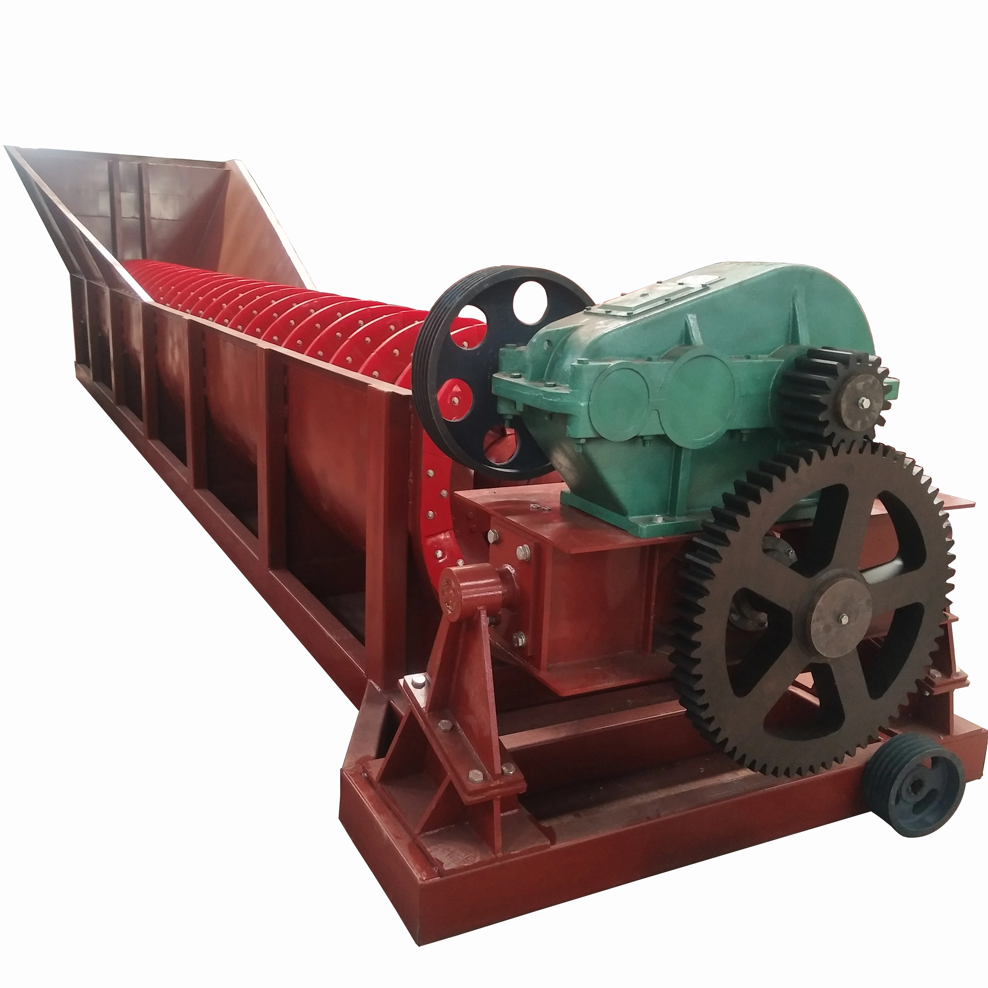 
High Capacity Mining Spiral Log Washer / Screw Sand Wash Machine 
