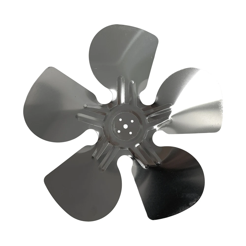 Customized aluminium fan blade for shaded pole electric motor 154mm-300mm