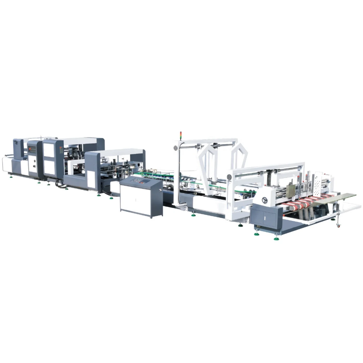 BR-DXJ-B2 Automatic Gluing/stitching machine corrugated box stitching machine