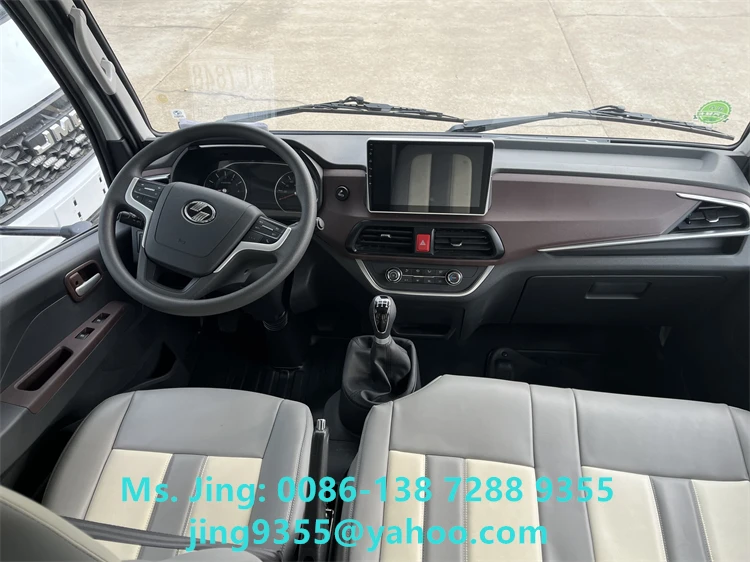 Ручная коробка передач 4x2 YUEJIN S100 небольшой дом на колесах для кемпинга