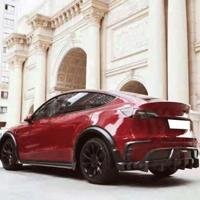 Model Y Body Kit Front Bumper Front Lip Skirt Diffuser Spoiler For Tesla Model Y 20-22