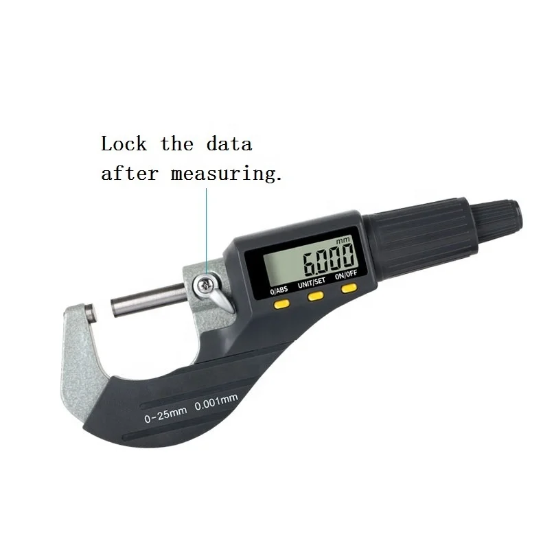 0-25mm digital outside micrometer  0.001mm digital measuring tools