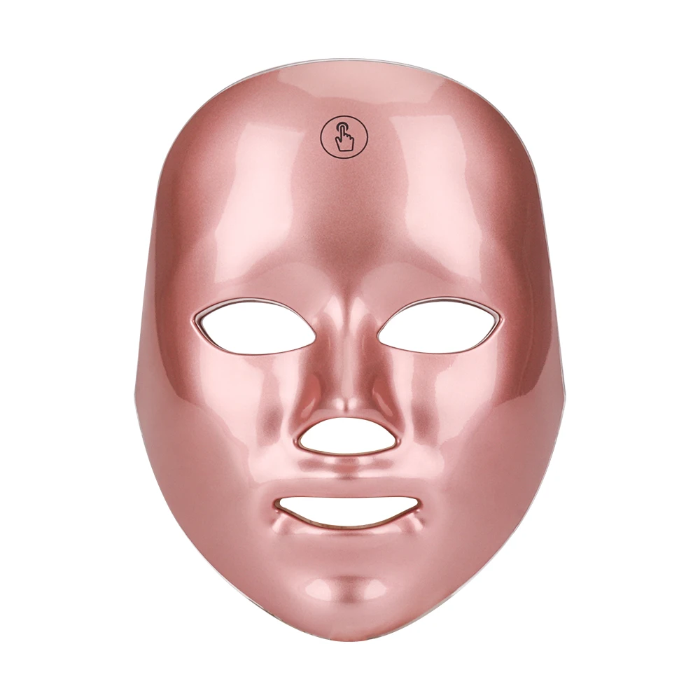 Factory Supply Led Face Mask Therapy Led Face Maskss Beauty Rose Gold Led Face Mask