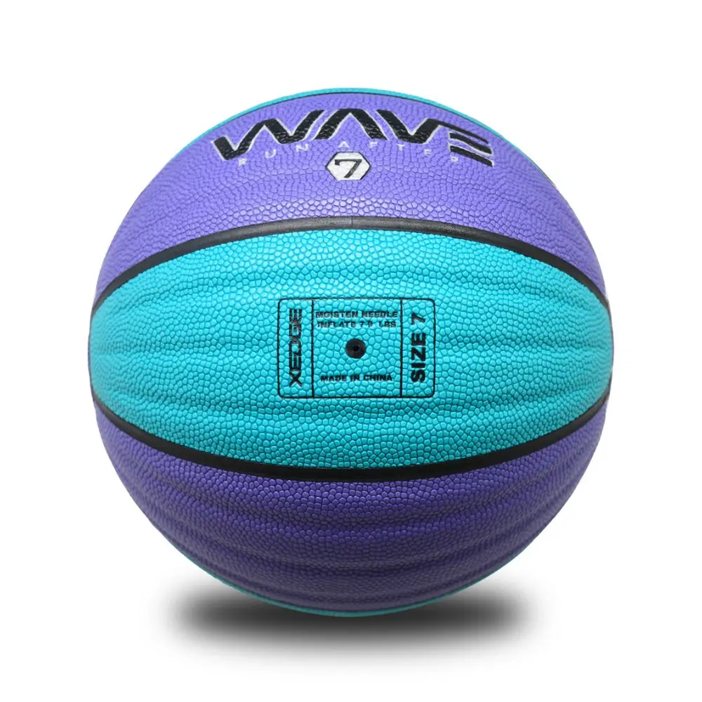 High Quality Basketball Set with Pump Hygroscopic PU Leather Official Size 7 BSCI/SEDEX Ball