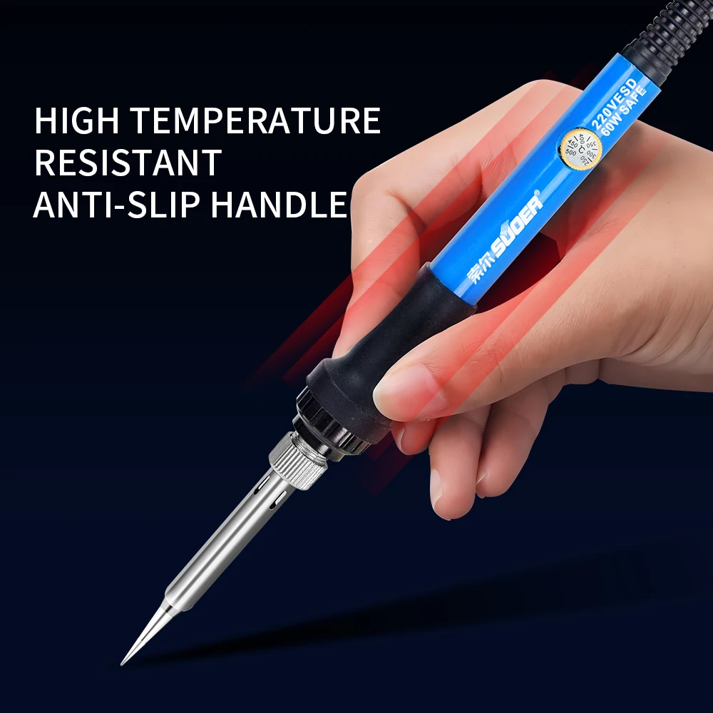 Soldering kit for electronics adjustable temperature soldering iron kit 5-piece set for mobile phone repair