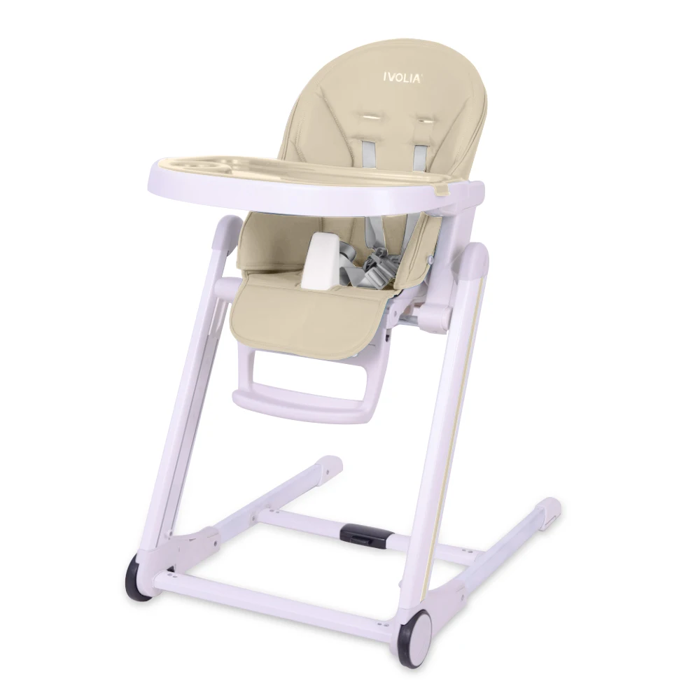 IVOLIA metal baby feeding chair mother table baby plastic highchair