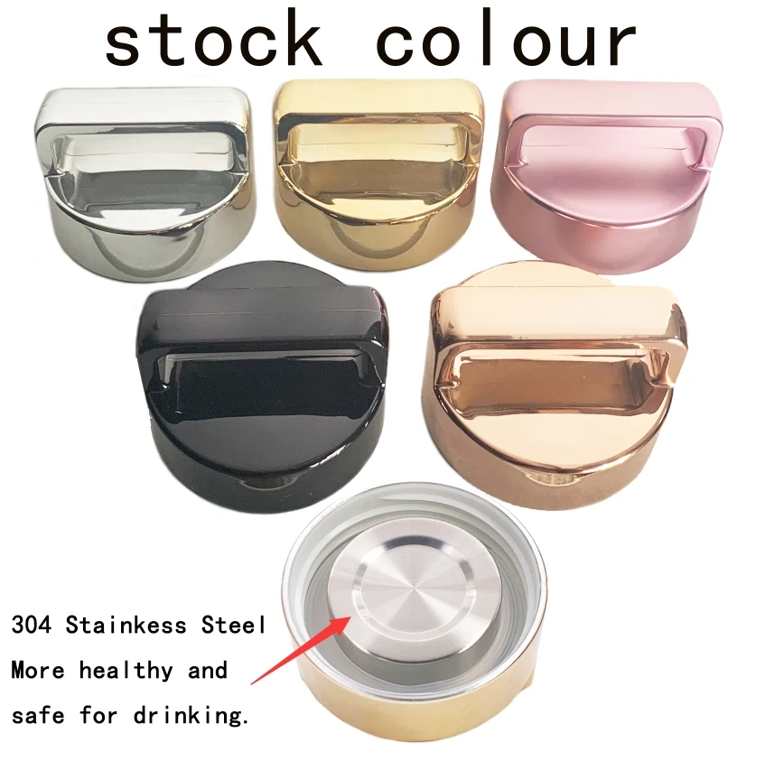 
Borosilicate Glass Gemstone Crystal Water Bottle with Rose Gold Lid 