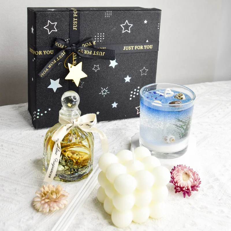Hot sale Good Quality Candle Gift Box Custom fragrance scented candles natural soy scented candle