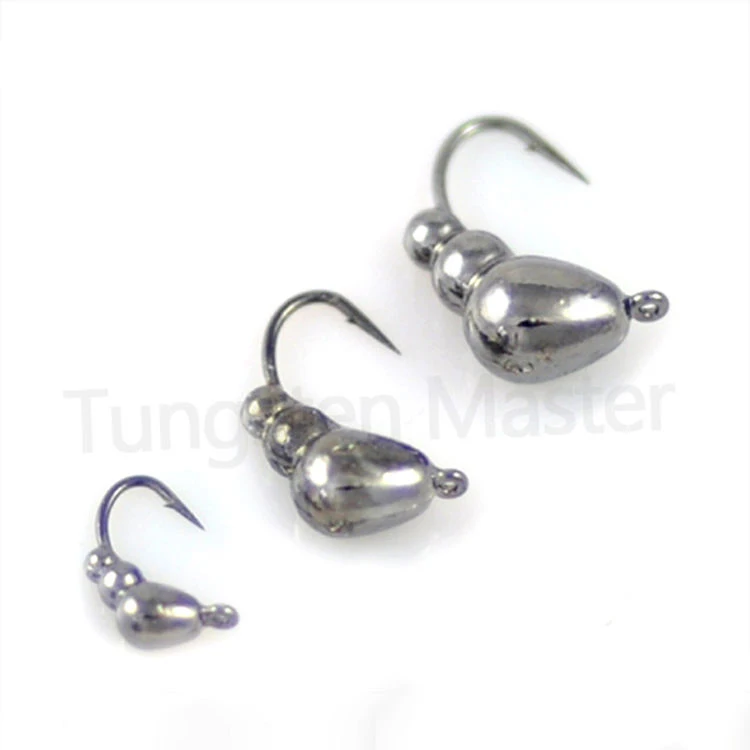Best sell with reasonable price tungsten ice jig fishing metal jig fishing skirted bass jig