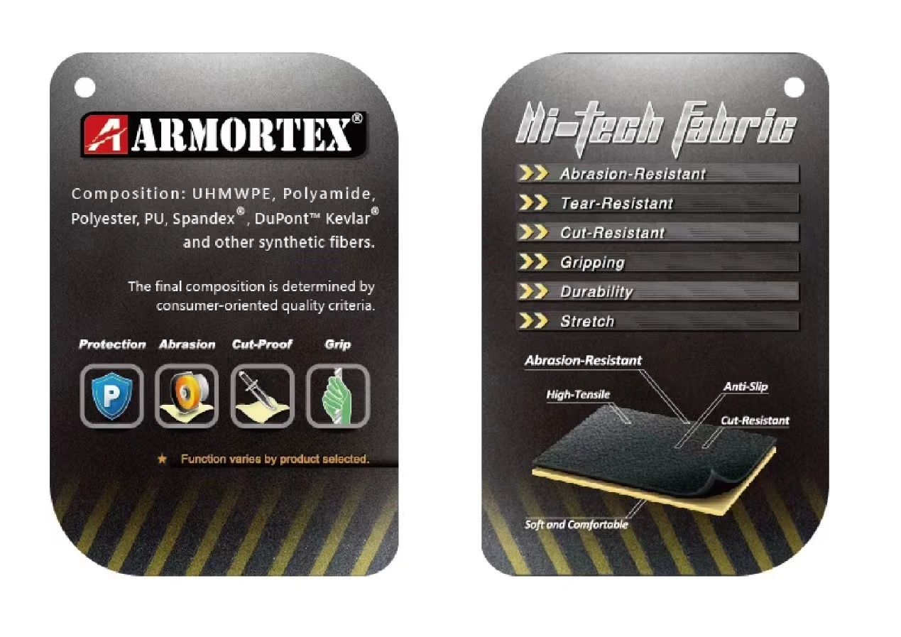 Aramid fiber nylon PU coating cut resistant flame retardant Abrasion resistance protective fabric