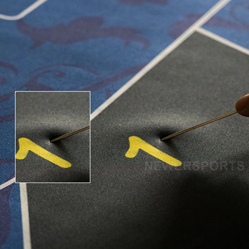 China factory manufacturer Custom LOGO Texas Poker Table Mat durable portable Neoprene Poker Mat For Home Use