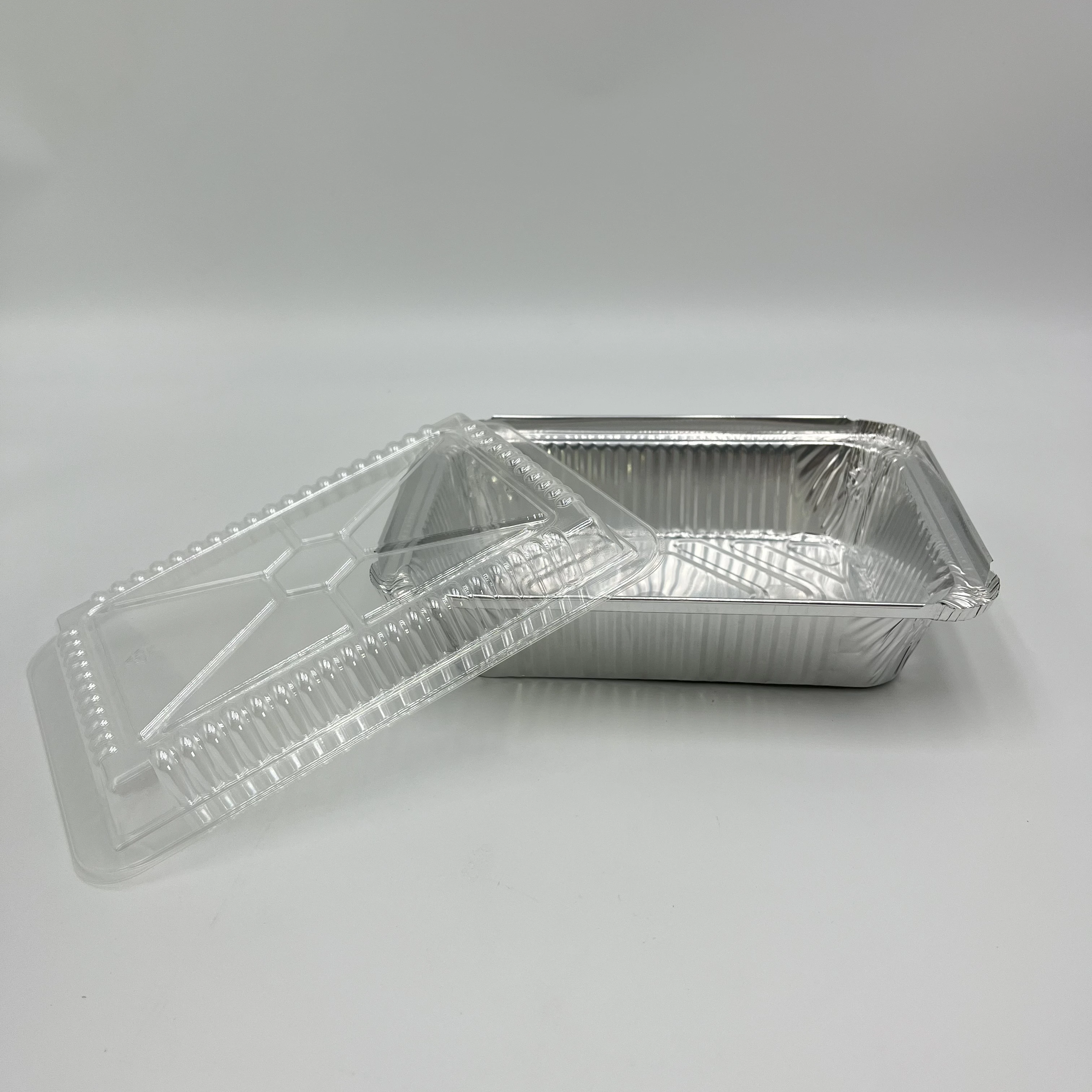 1000ml Food Container Box Eco Friendly Food Packaging Usage Aluminum Foil Customized Accept