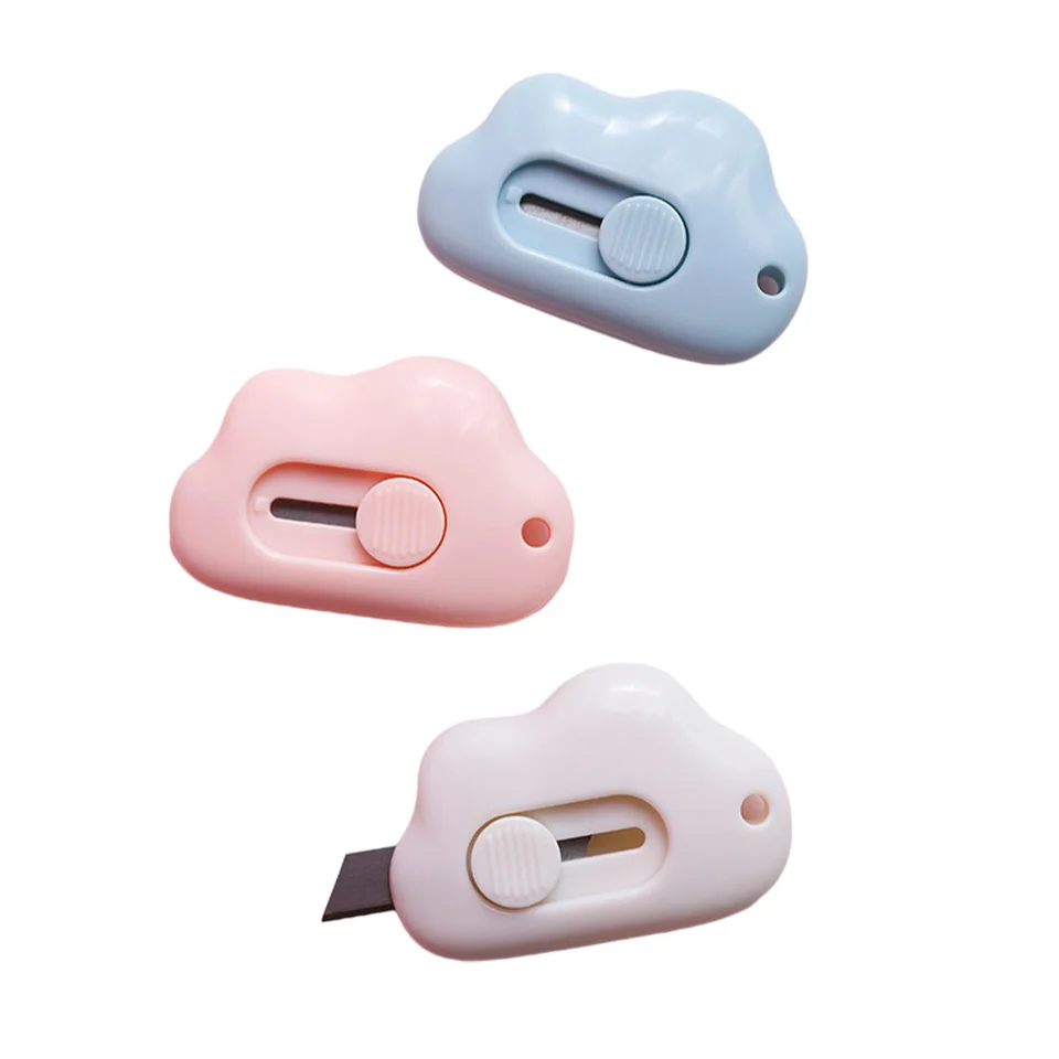 Creative Cloud Security Small Utility Knife Express Unpacker Letter Opener Blade Office Stationery Paper Cutter