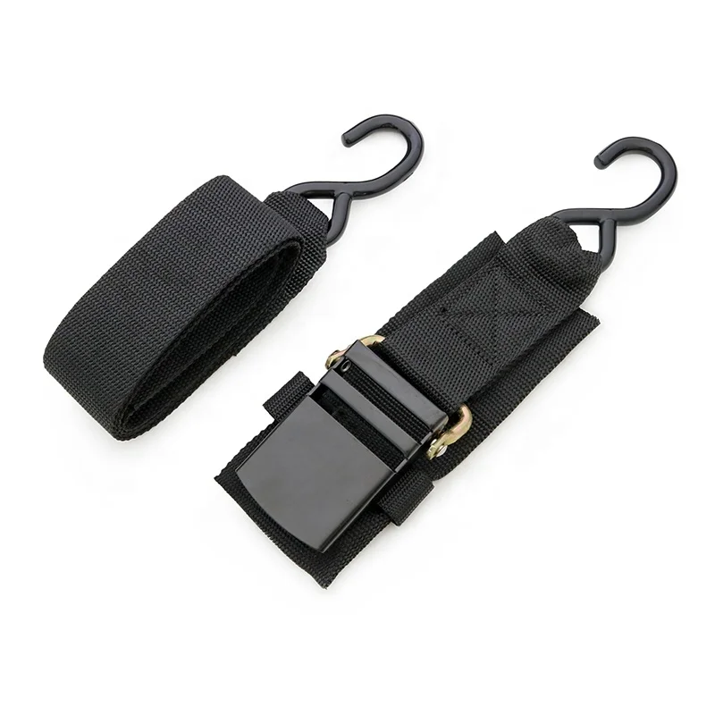 Quick Release Buckle Adjustable Boat Trailer Transom Tie-Down Straps