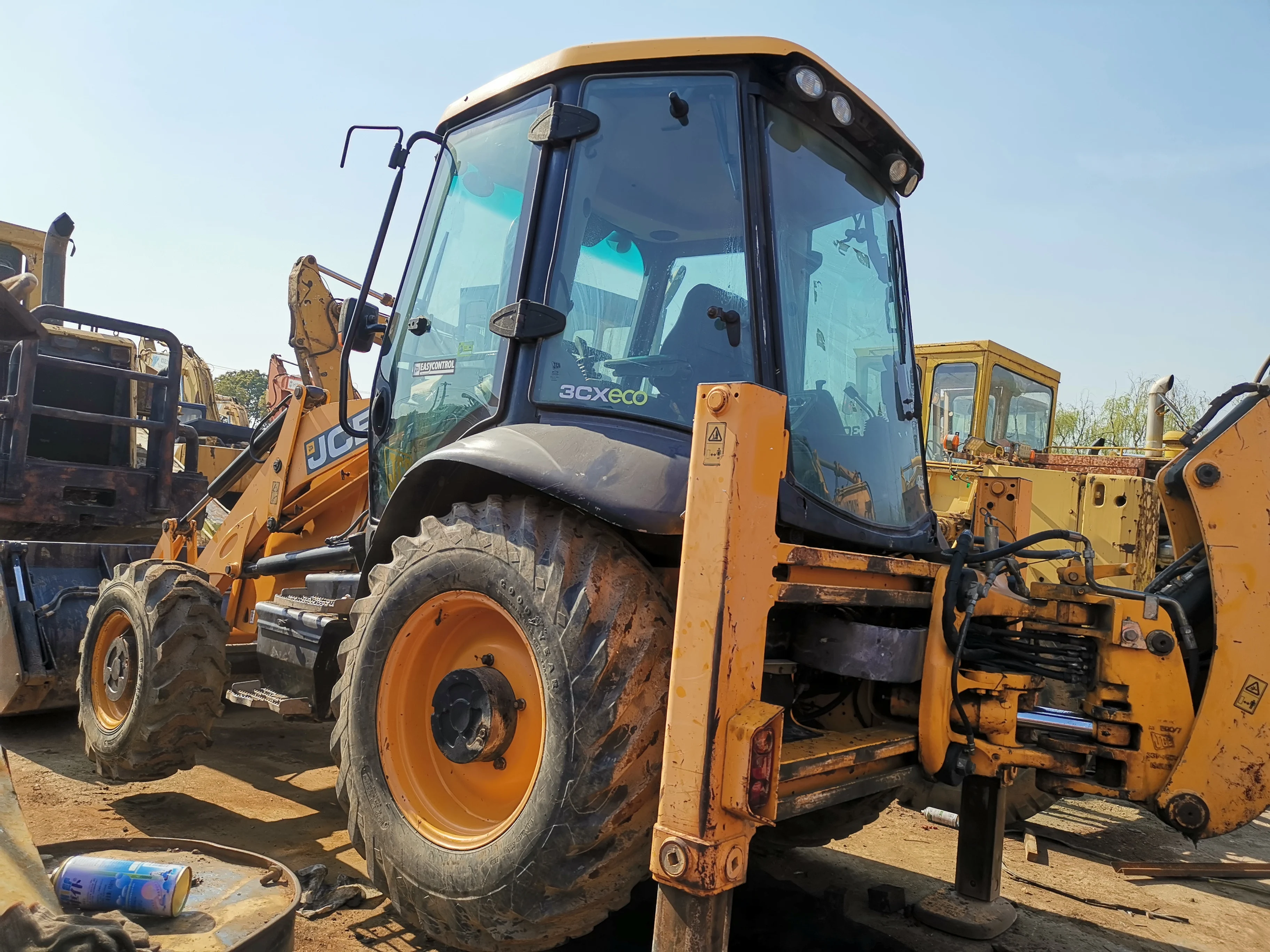 Jcb Backhoe Loader 3cx 4cx Second Hand Backhoe Loader Used 3cx 4cx Jcb Backhoe Used Machine For Construction For Sale in china