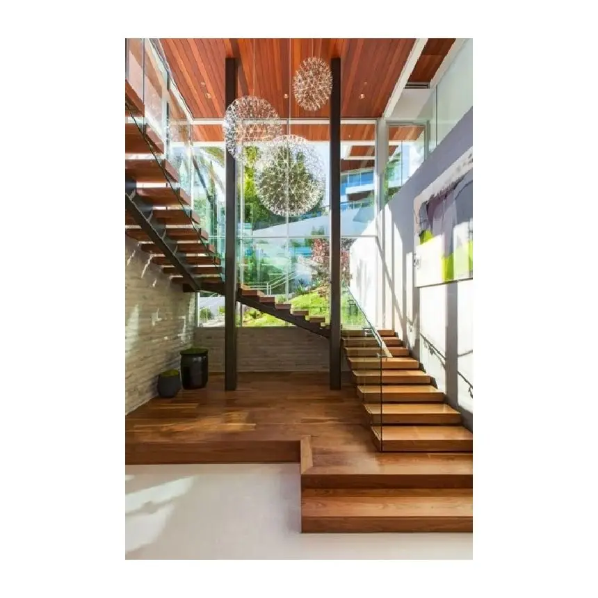 escalier straight staircase with lift