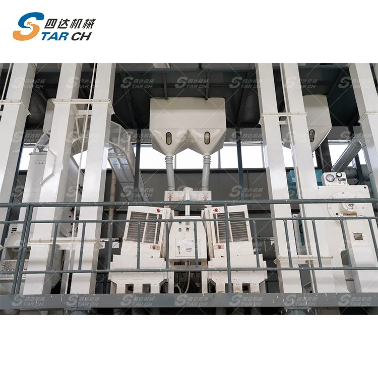 100TPD complete set paddy processing plant rice clean peeling husker machine for sale