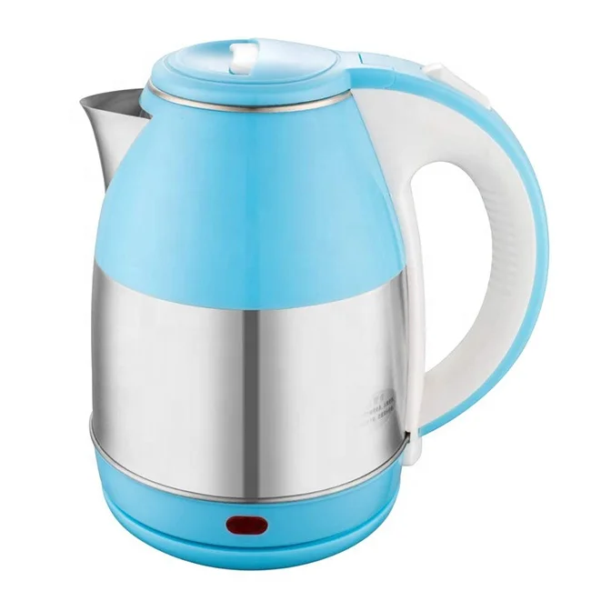 Household high quality stainless steel 1.8L electric tea kettle stainless steel double layer kettle CE CB Double wall kettle