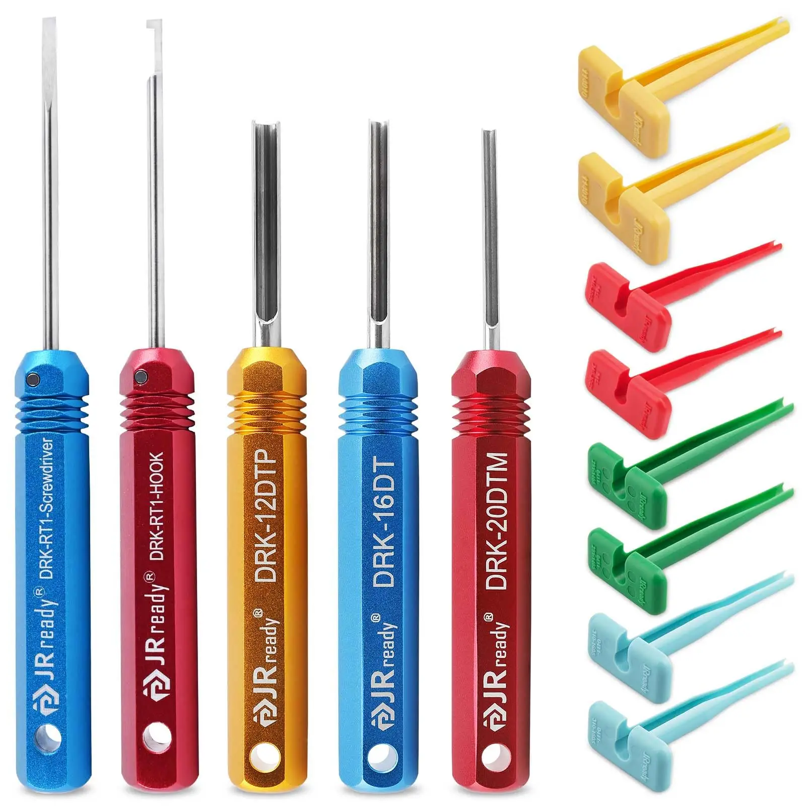 JRready ST5236 Deutsch Pin Extractor Tool 16 #12 #20 # твердый/штампованный контакт 10-22 AWG Deutch Remover